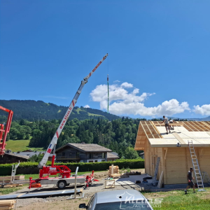 Grue sur remorque